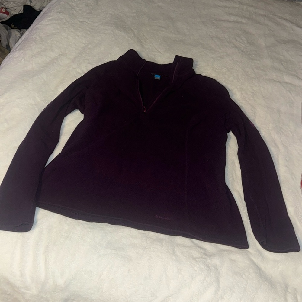 Eddie Bauer extra large purple fleece - Picture 1 of 5